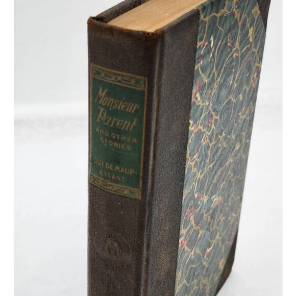 Works Of Guy De Maupassant Vol IV Monsieur Parent, Timbuctoo, Antiquarian 1911 - Picture 4 of 14